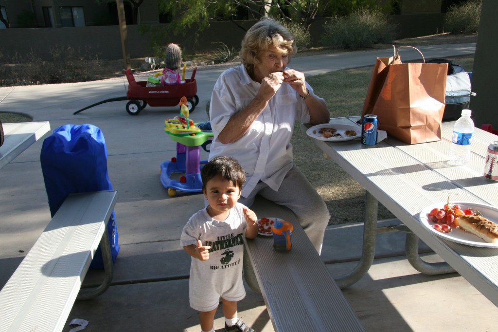 Jason and Grandma 7 Nov 2009