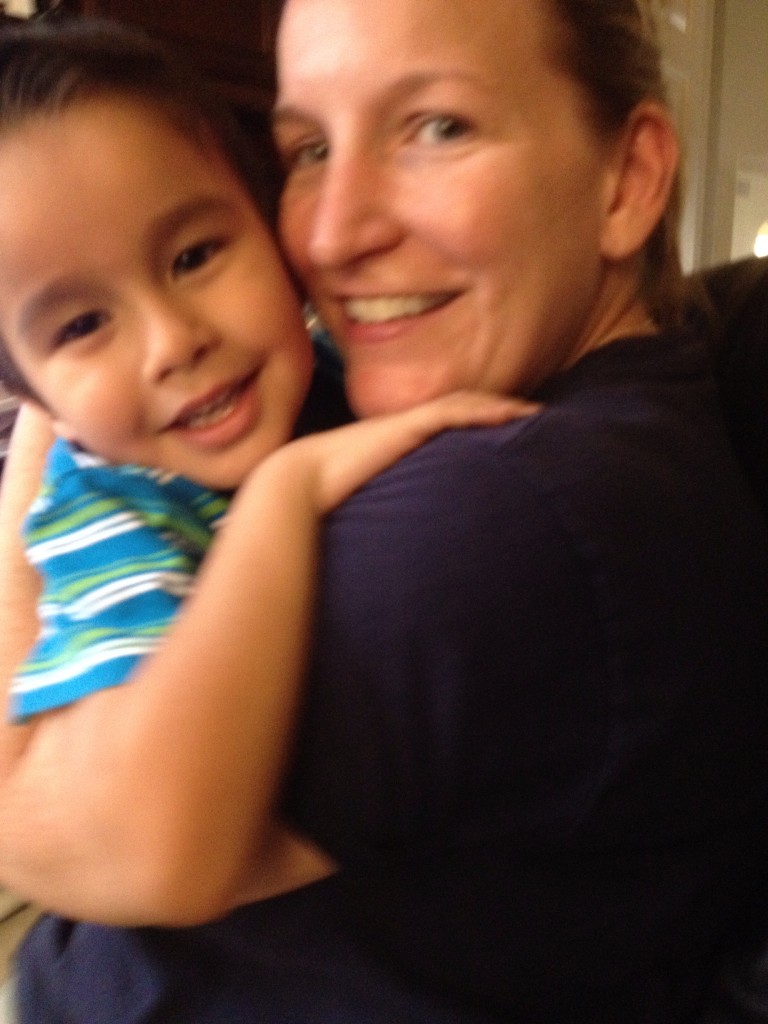 Jason and Mommy circa 1 Sept 2012